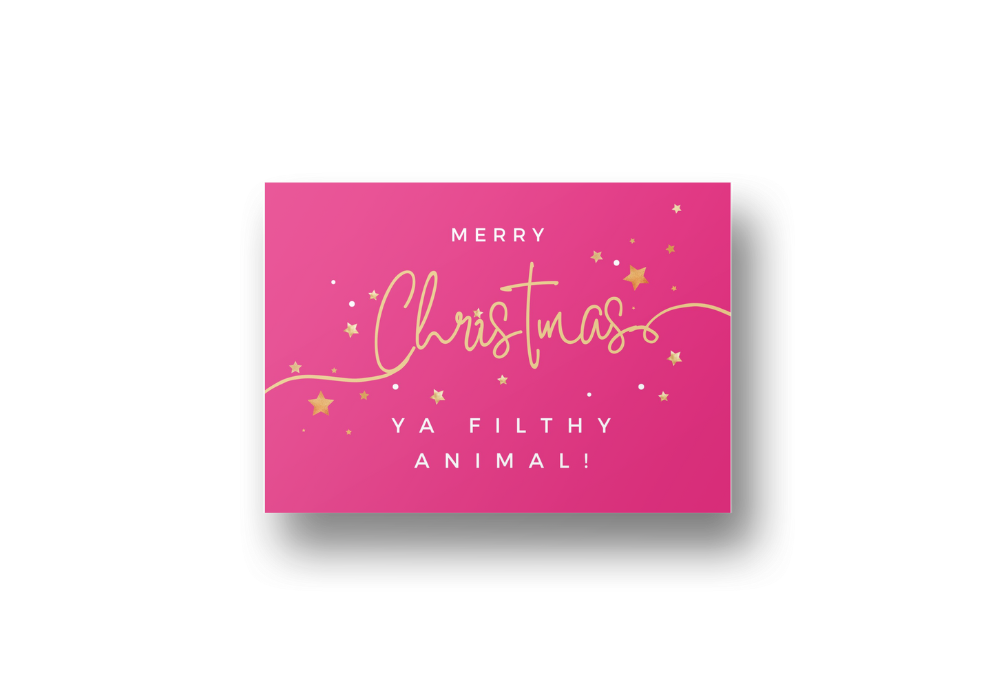 Merry Christmas Ya Filthy Animal
